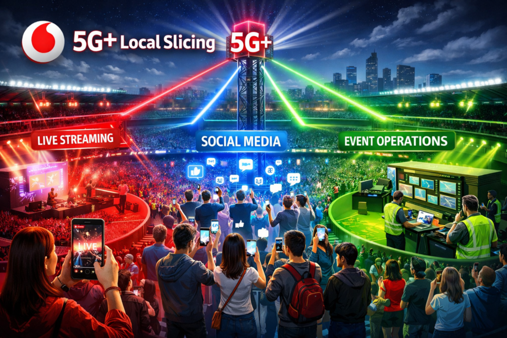 Vodafone claims first for commercial deployment of Local Slicing