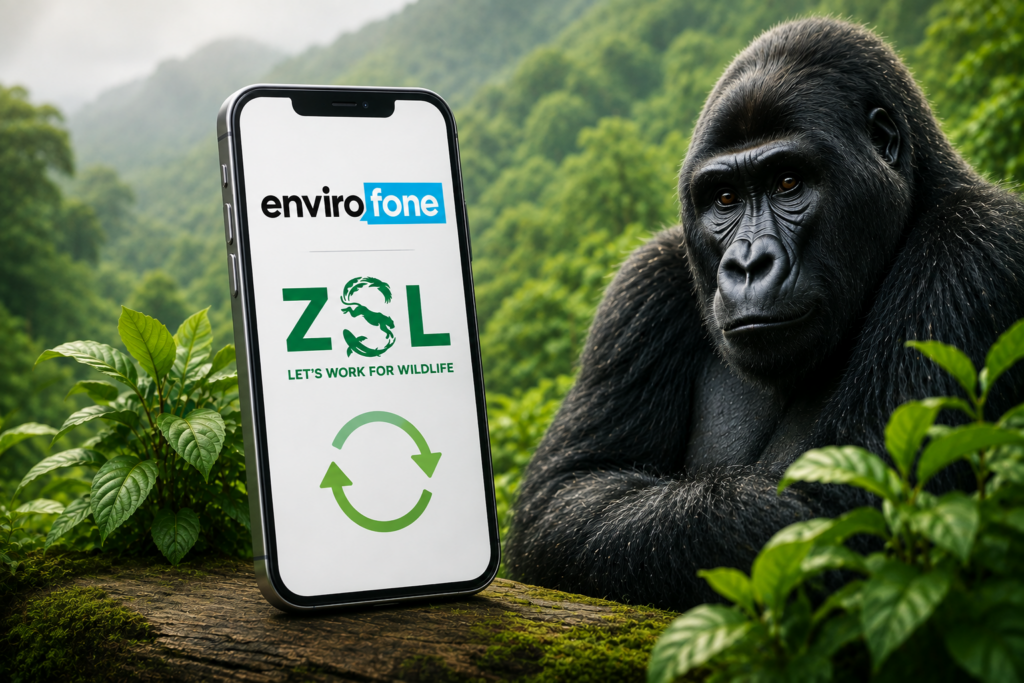 Envirofone links device trade-ins to gorilla conservation in ZSL partnership