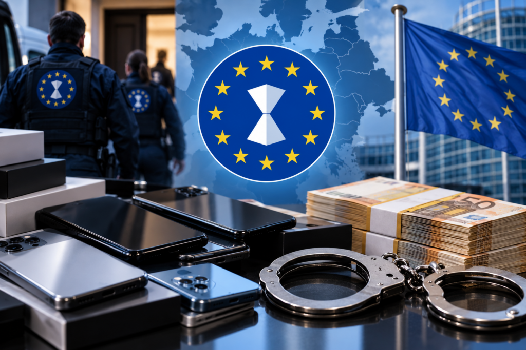 Four arrested in €15.7m mobile phone VAT fraud investigation